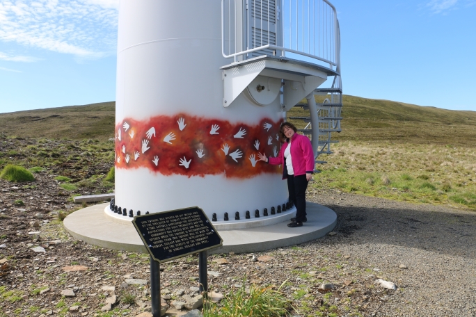 Rousay wind turbine