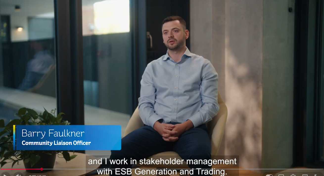 Barry Faulkner ESB Community Stakeholder Manager